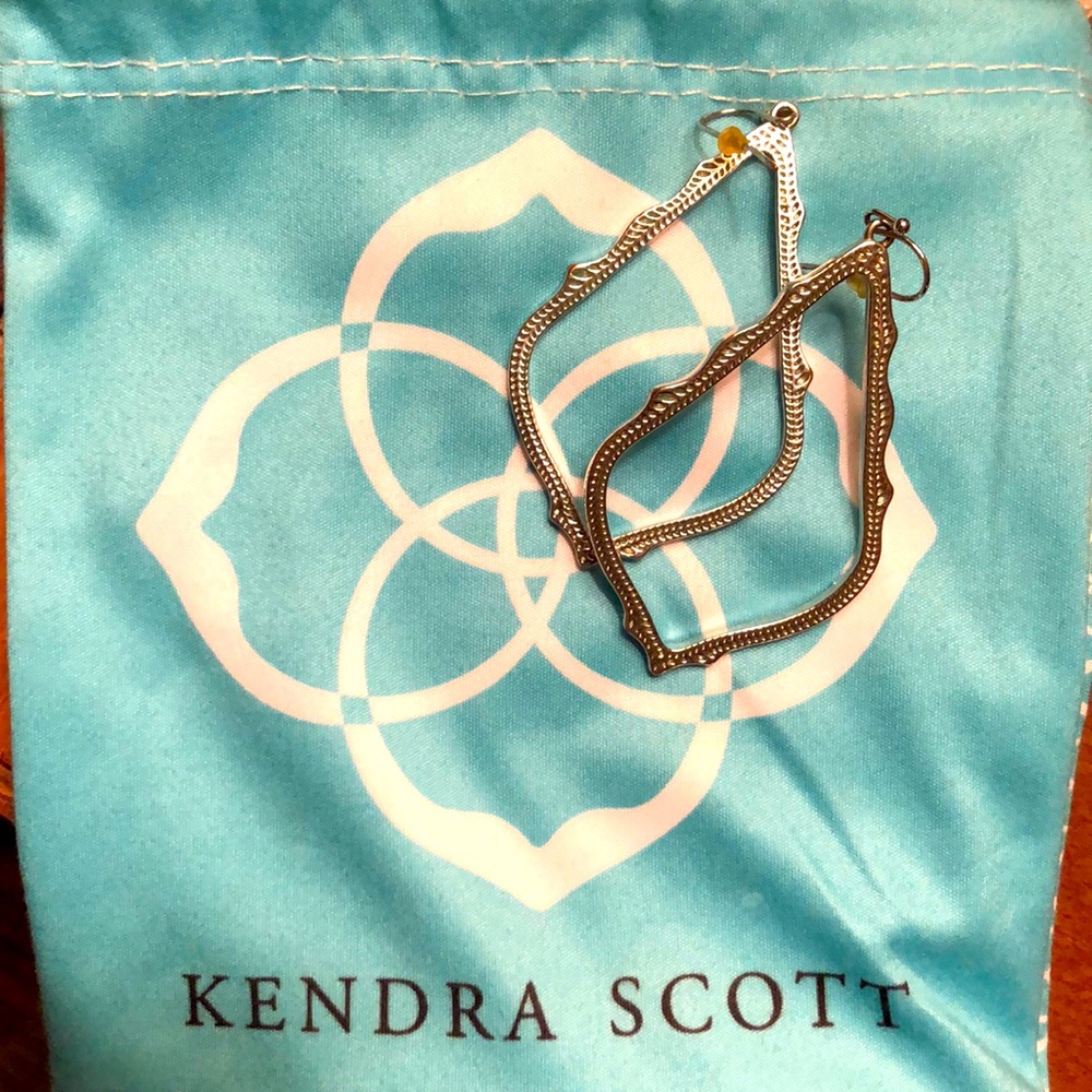 Kendra Scott silver Sophee earrings